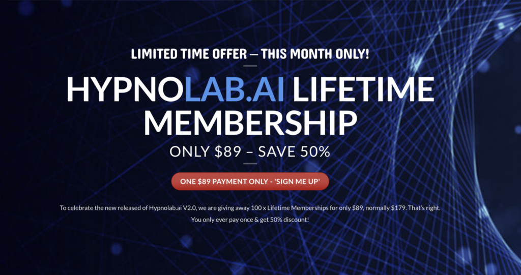 hypnolab.ai special offer 50% off